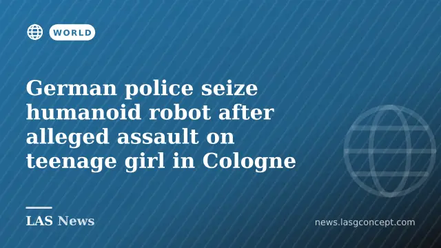 German police seize humanoid robot after alleged assault on teenage girl in Cologne