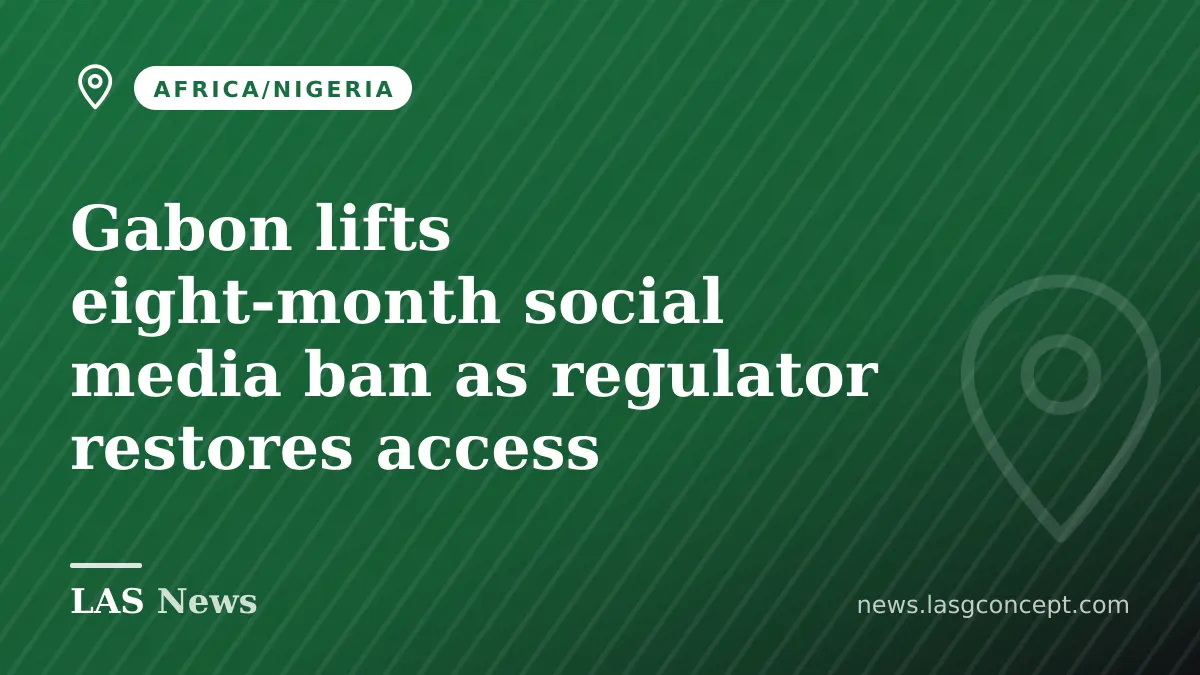 Gabon lifts eight-month social media ban as regulator restores access