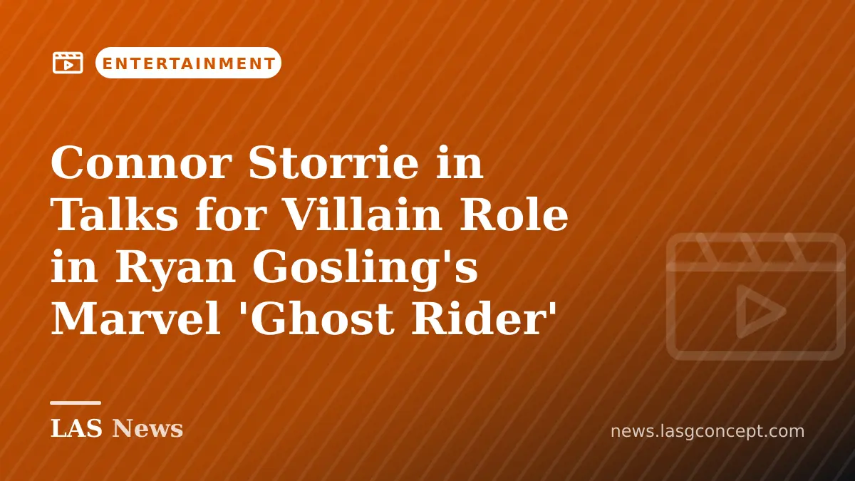 Connor Storrie in Talks for Villain Role in Ryan Gosling's Marvel 'Ghost Rider'
