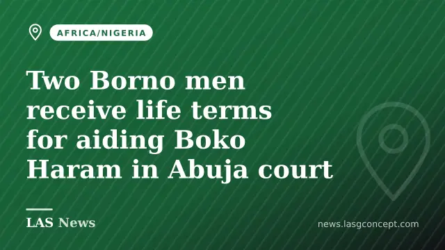 Two Borno men receive life terms for aiding Boko Haram in Abuja court