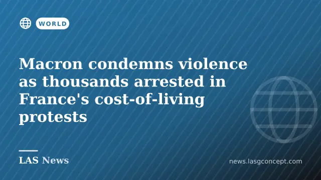 French interior minister admits police lost control as Macron rejects resignation after violent cost‑of‑living protests