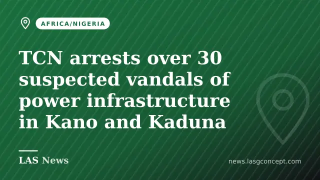 TCN arrests over 30 suspected vandals of power infrastructure in Kano and Kaduna