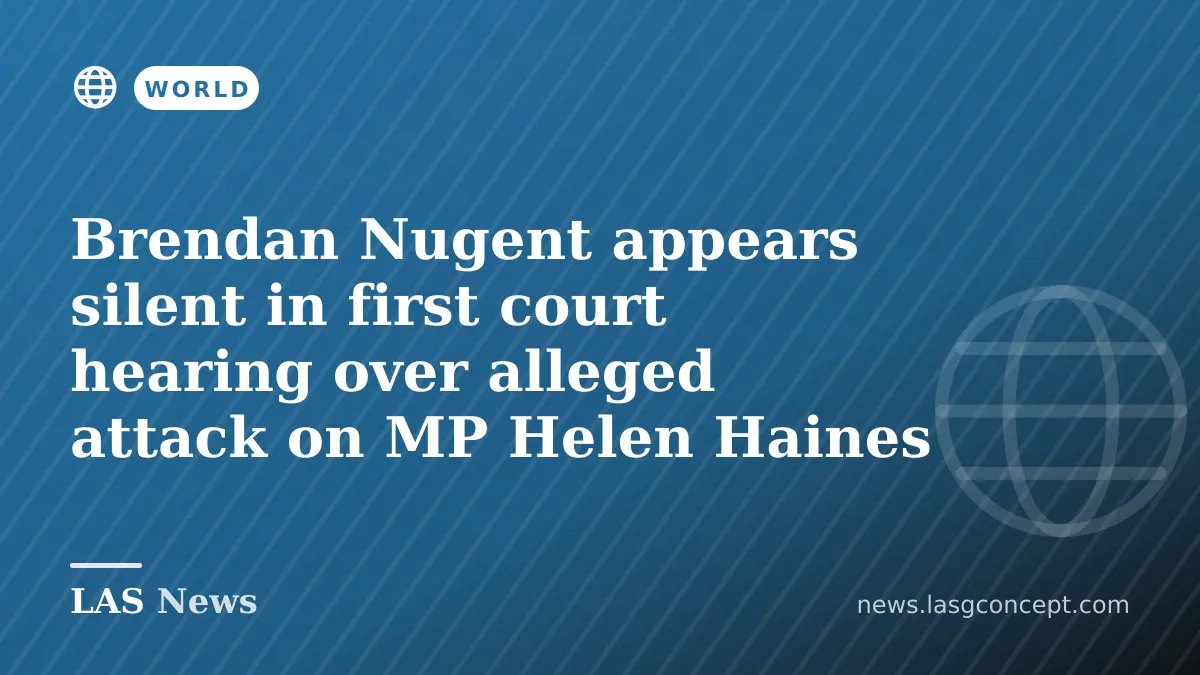 Brendan Nugent appears silent in first court hearing over alleged attack on MP Helen Haines