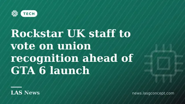 Rockstar UK staff to vote on union recognition ahead of GTA 6 launch