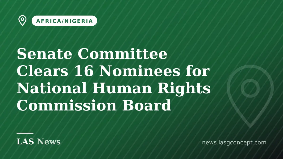 Senate Committee Clears 16 Nominees for National Human Rights Commission Board